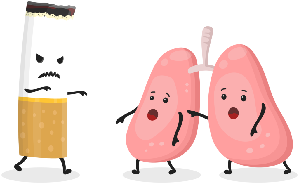 タバコと肺の関係